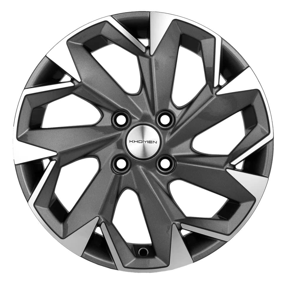 Диск KHW1402 (14_ZV Solaris/Rio ) 5,5*14 43 4*100 67,1 GRAY-FP KHOMEN Wheels KHW104129