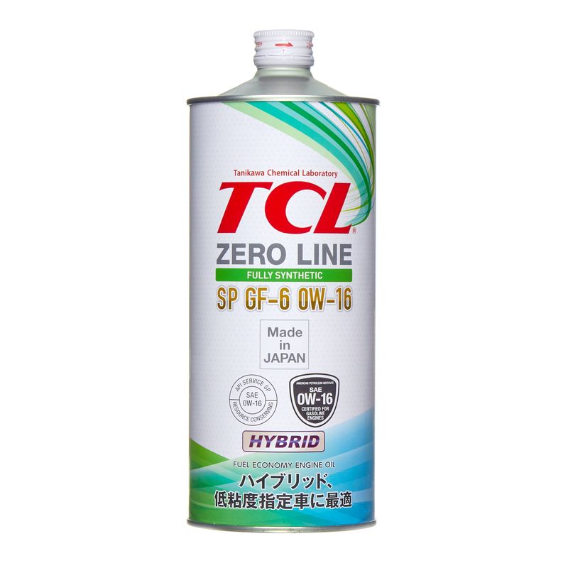 Масло TCL Zero Line Fully Synth, Fuel Economy, SP, GF-6, 0W16, 1л, Z0010016SP
