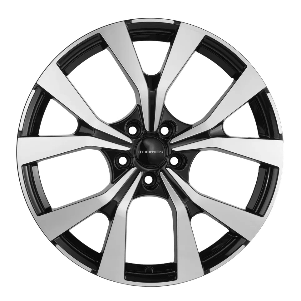 Диск KHW1906 (Dongfeng AX7) 7*19 45 5*108 65,1 BLACK-FP KHOMEN Wheels KHW190604BLF