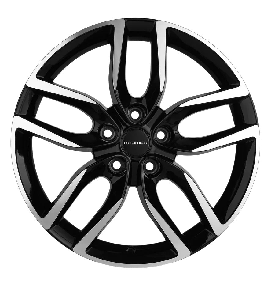 Диск KHW1708 (ZV 17_Geely coolray) 6,5*17 45 5*114,3 54,1 BLACK-FP KHOMEN Wheels KHW103815