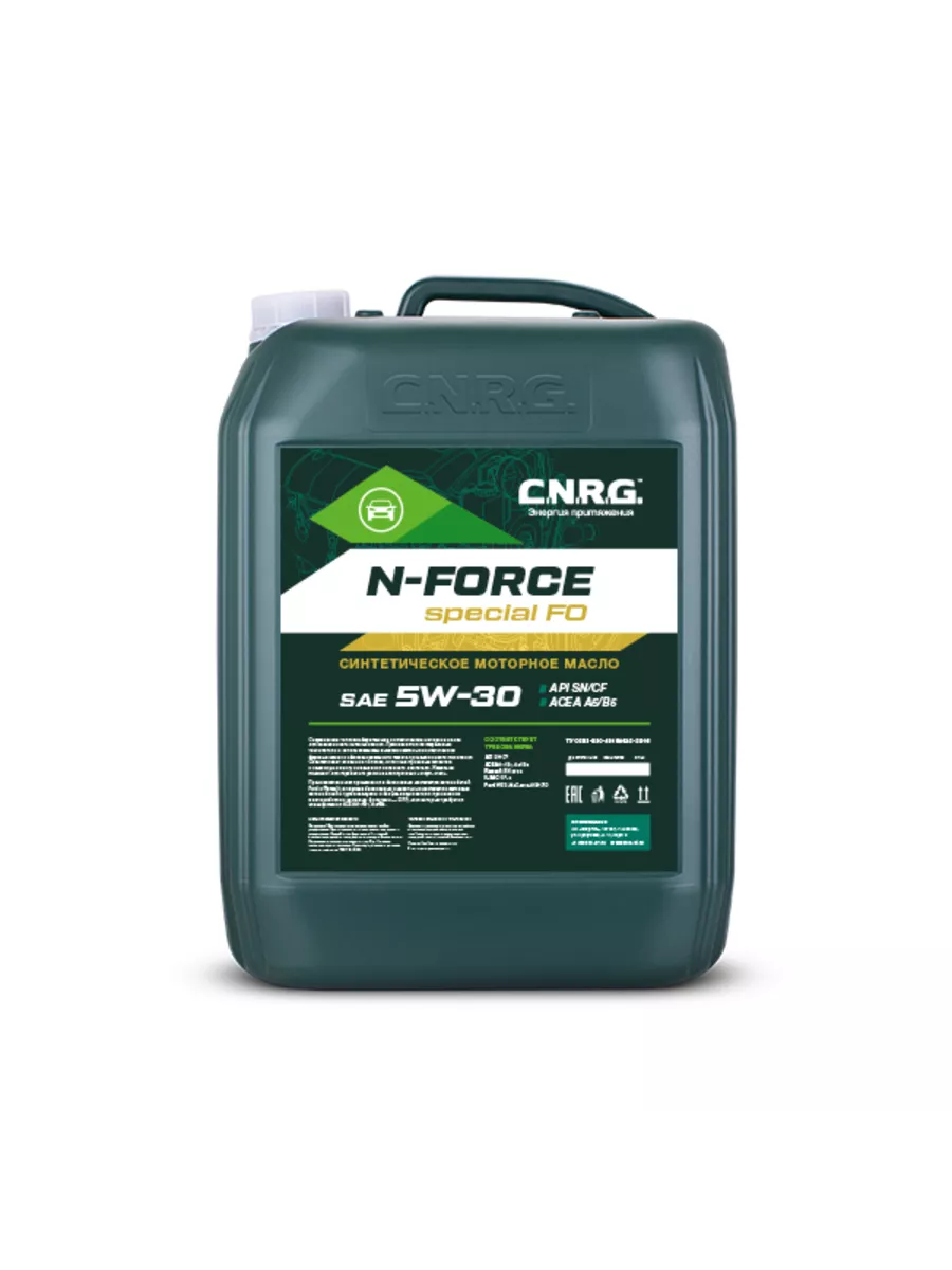 Моторное масло C.N.R.G. N-Force Special FO 5W-30 SN/CF/A5/B5 20 л 