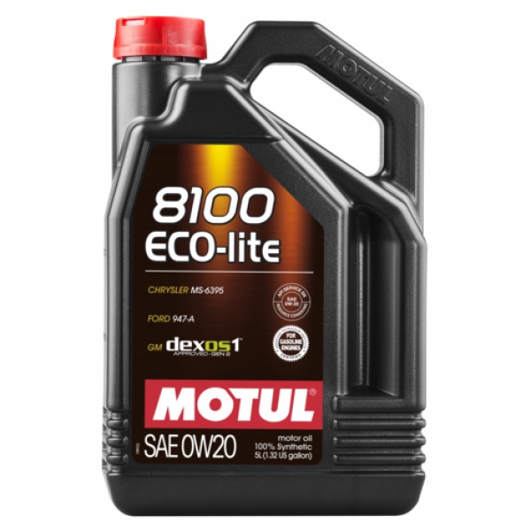 Масло Motul 8100 Eco-Lite SAE 0W20 5л 