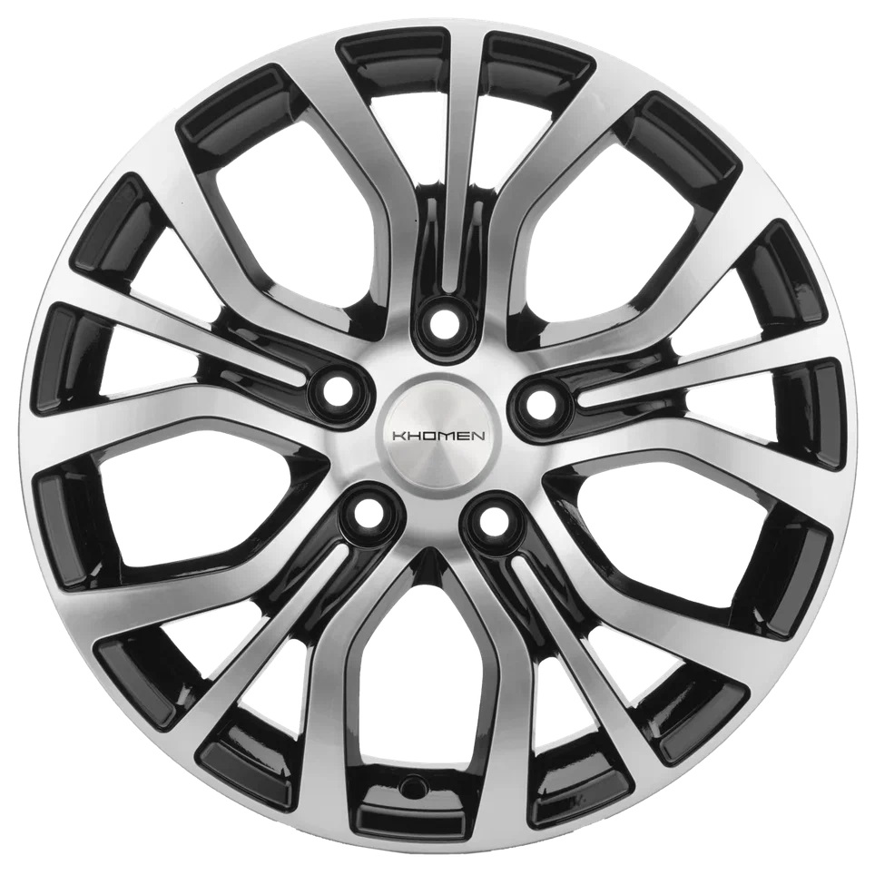 Диск KHW1608 (16_Outlander) 6,5*16 38 5*114,3 67,1 BLACK-FP KHOMEN Wheels KHW101001