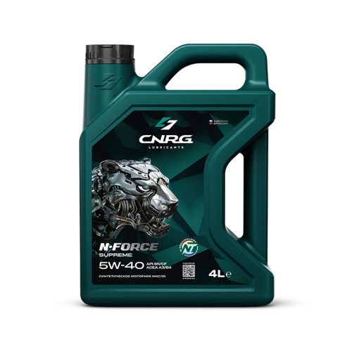 Моторное масло C.N.R.G. N-Force Supreme 5W-40 SN/CF A3/B4 син (НФ) 4 л