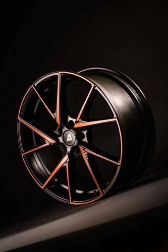 Диск ADX.01 8,5*20 40  5*114,3 70,1 Racing Black Copper Alutec ADX1-852040B83-51