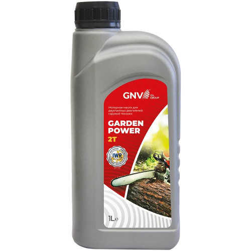 Моторное масло для мототехники GNV Garden Power 2T (красный) П/СИНТ 1 л