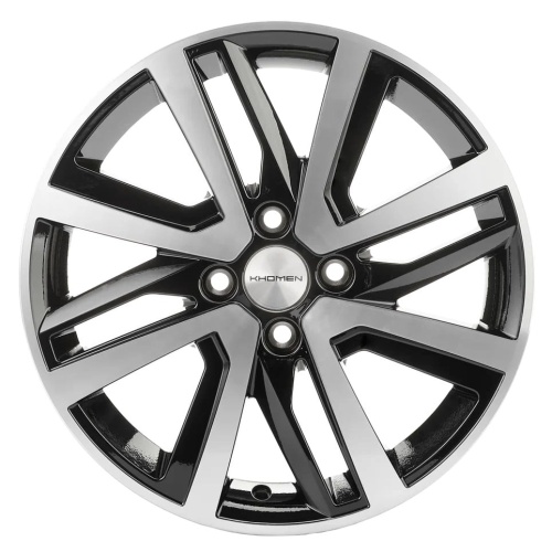 Диск KHW1609 (16_Stepway) 6*16 37 4*100 60,1 BLACK-FP KHOMEN Wheels KHW101916