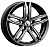 Диск B261 7*17 45 4*100 67,1 алмаз черный S Vector 26102AB