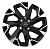 Диск KHW1402 (14_Changan Alsvin) 5,5*14 46 4*100 54,1 BLACK-FP KHOMEN Wheels KHW104133
