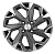 Диск KHW1402 (ZV 14_Accent/Getz/i20 ) 5,5*14 38 4*100 67,1 GRAY-FP KHOMEN Wheels KHW104111