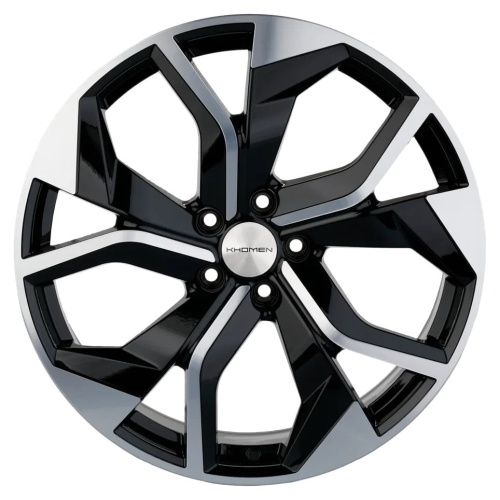 Диск KHW2006 (20_TRG) 8,5*20 33 5*112 66,6 BLACK-FP KHOMEN Wheels KHW200608BLF